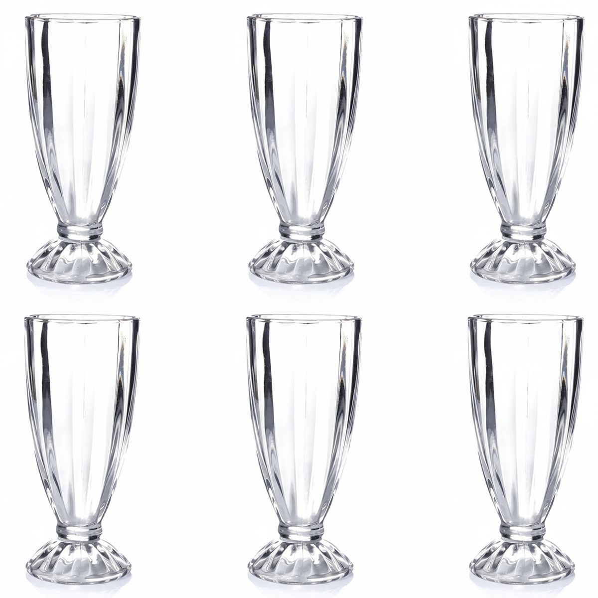 VITA - Set 6 Copa Milkshake 300ml Vidrio