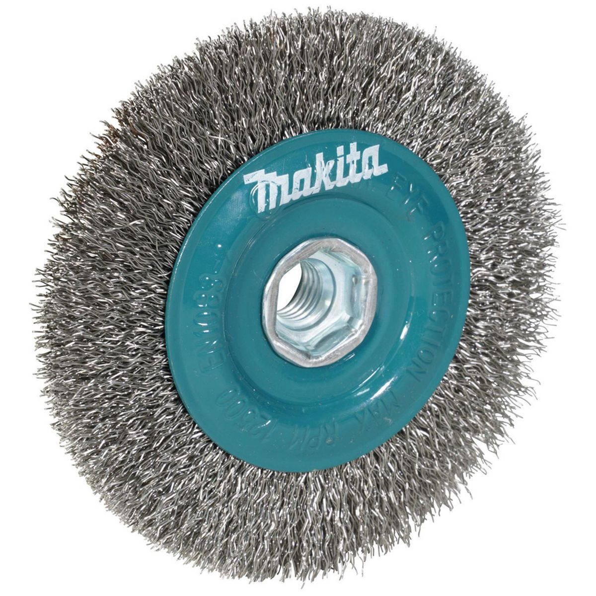 MAKITA - Grata Plana 4 1/2" M14 Inox Rizado Para Esmeril