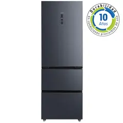 MIDEA - Refrigerador Bottom Freezer No Frost 392 Litros Inox MDRM542FGE70