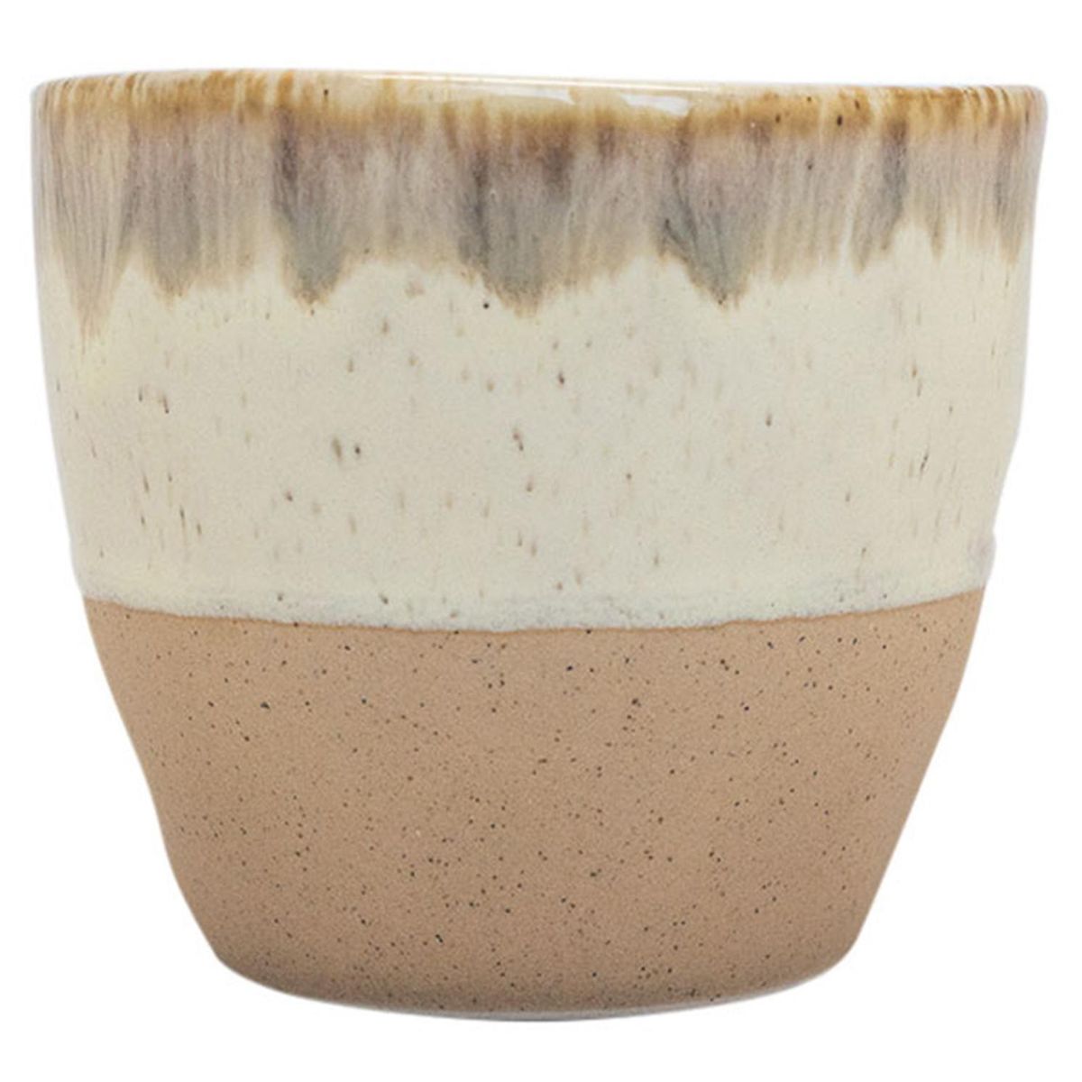 WAYU - Set 4 vasos 170 ml Cerámica Wayu Beige