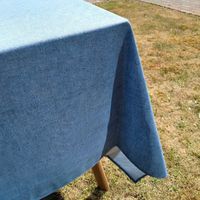 Mantel Rectangular 157x227 cm Max Liso Azul