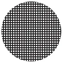 ATMOSPHERA HOME - Mantel Redonda 180x180 cm Cuadrille Negro