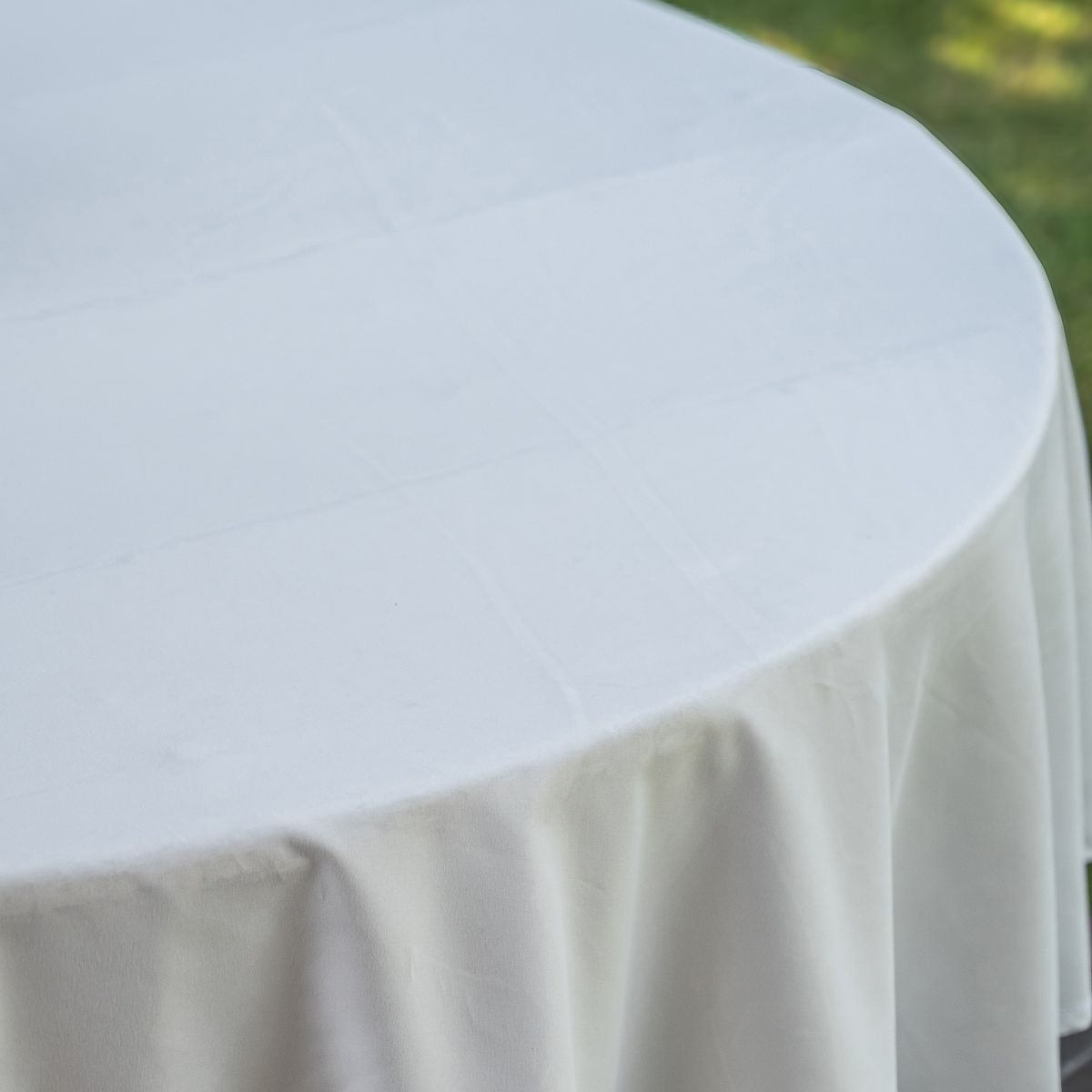 ATMOSPHERA HOME - Mantel Redonda 180x180 cm Liso Blanco