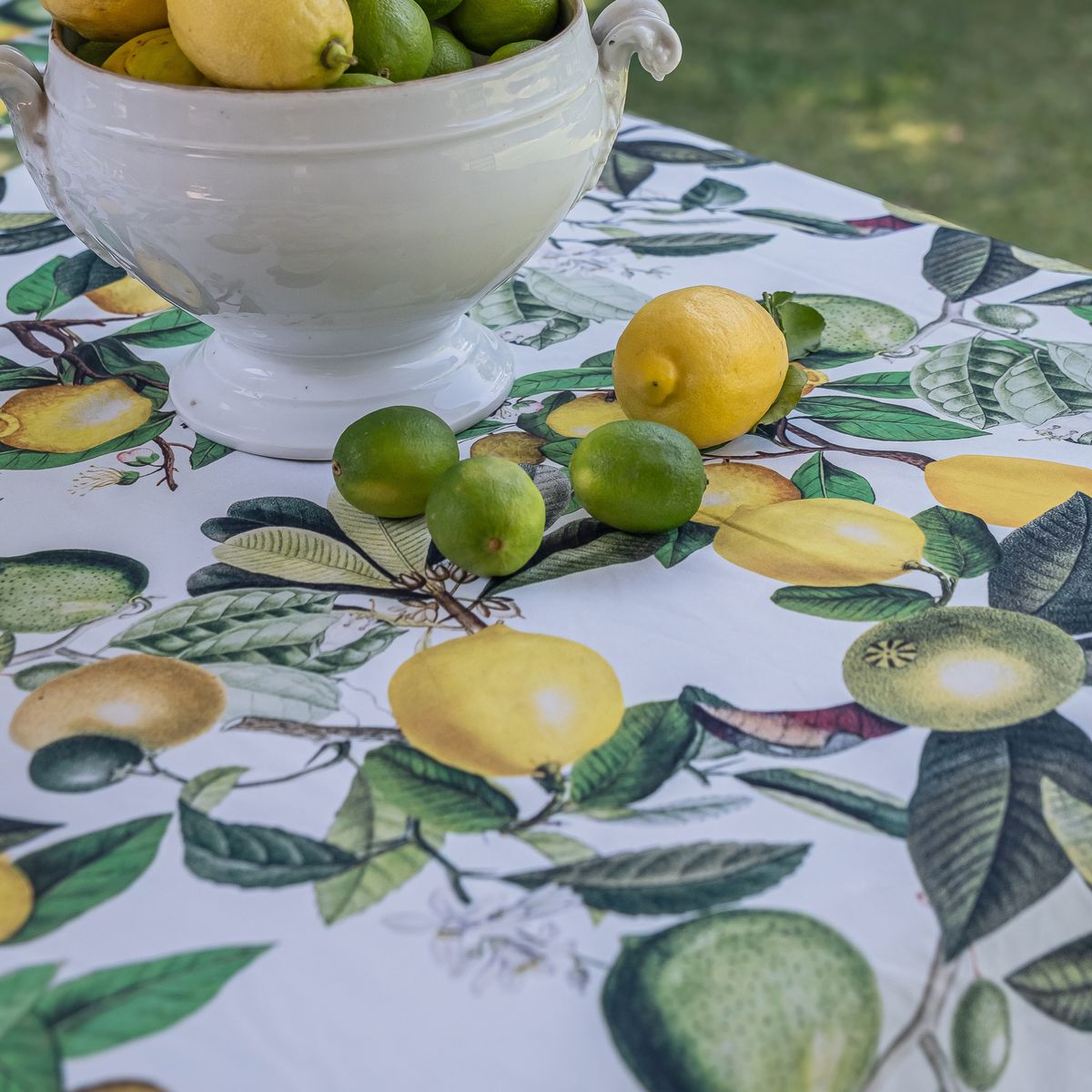 ATMOSPHERA HOME - Mantel Rectangular 140x230 cm Limones Multicolor