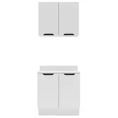 VEKKAHOME - Mueble De Cocina Modular Meena Delta 4 Puertas