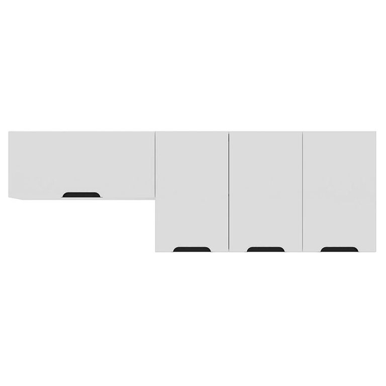 Mueble De Cocina Aéreo Meena Blanco 4 Puertas