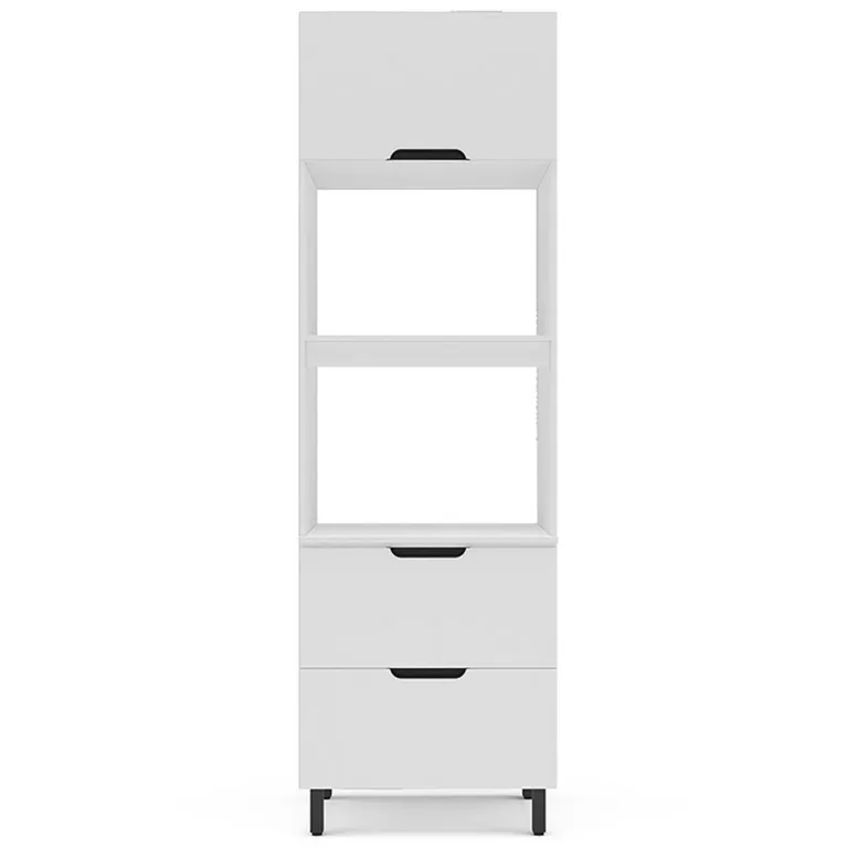 Mueble De Cocina Despensa Meena Blanco 2 Puertas 1 Cajón