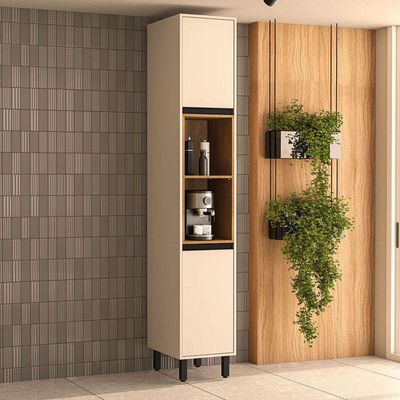 Imagen 2 del producto Mueble De Cocina Despensa Koya Abierta Beige 2 Puertas