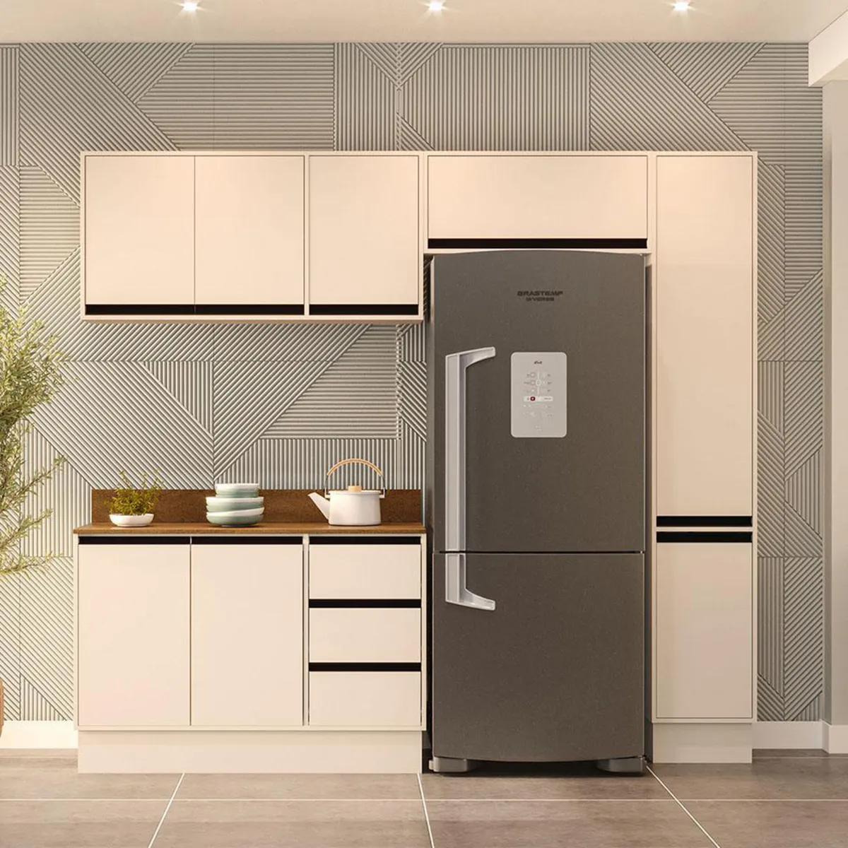 VEKKAHOME - Mueble De Cocina Koya Premier DS 8 Puertas 3 Cajones