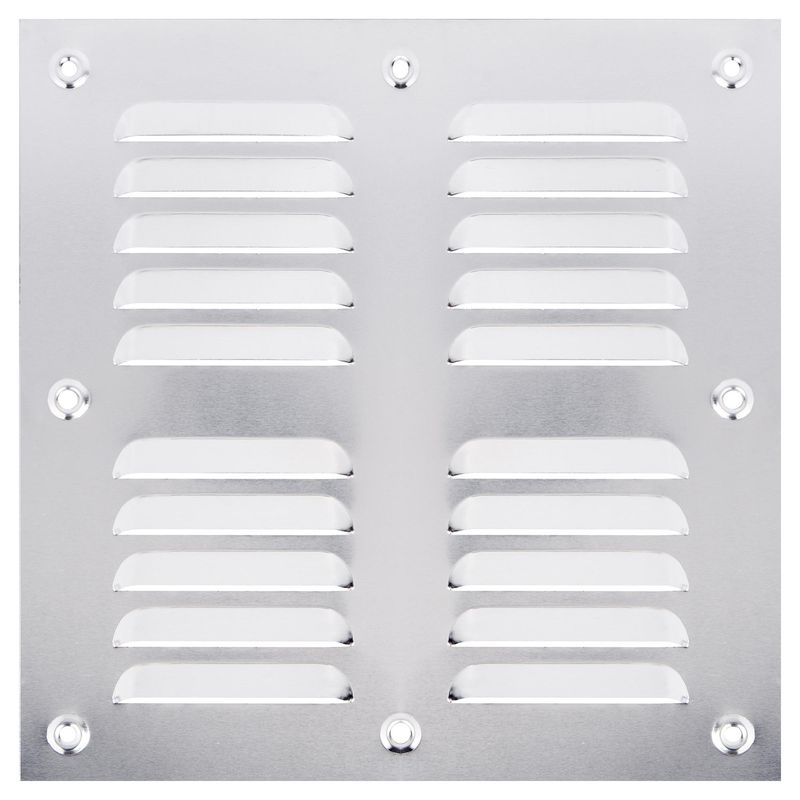 ULTRA - Celosía de ventilación aluminio 20x20 cm