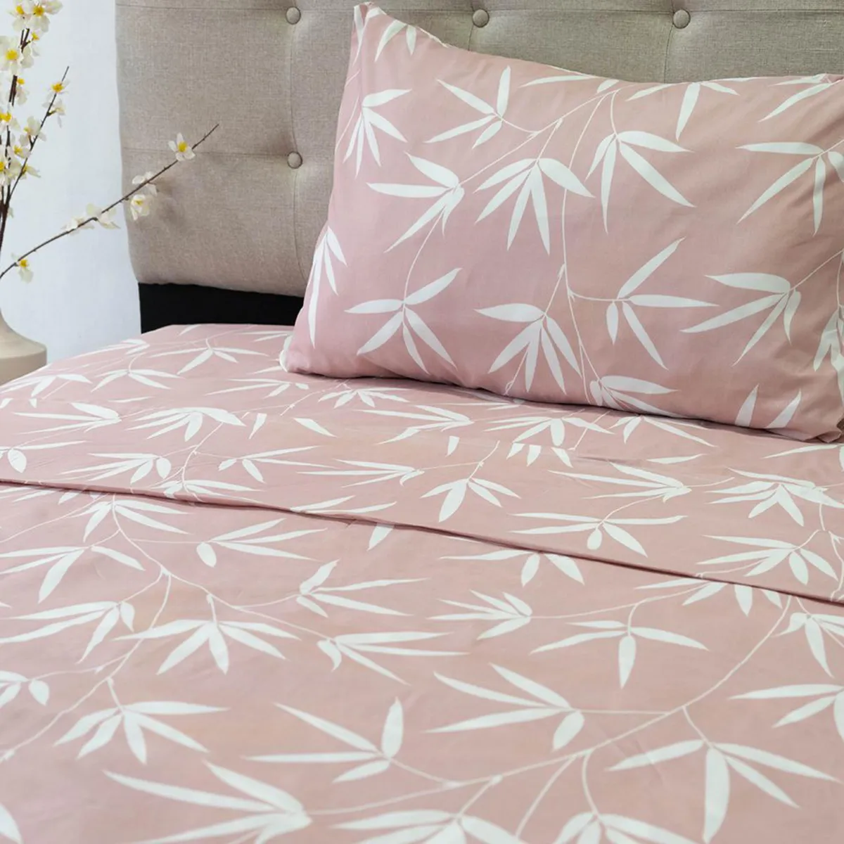 DORAL - Sabana PIEL DURAZNO 1.5 plazas 200 Hilos DISEÑOS