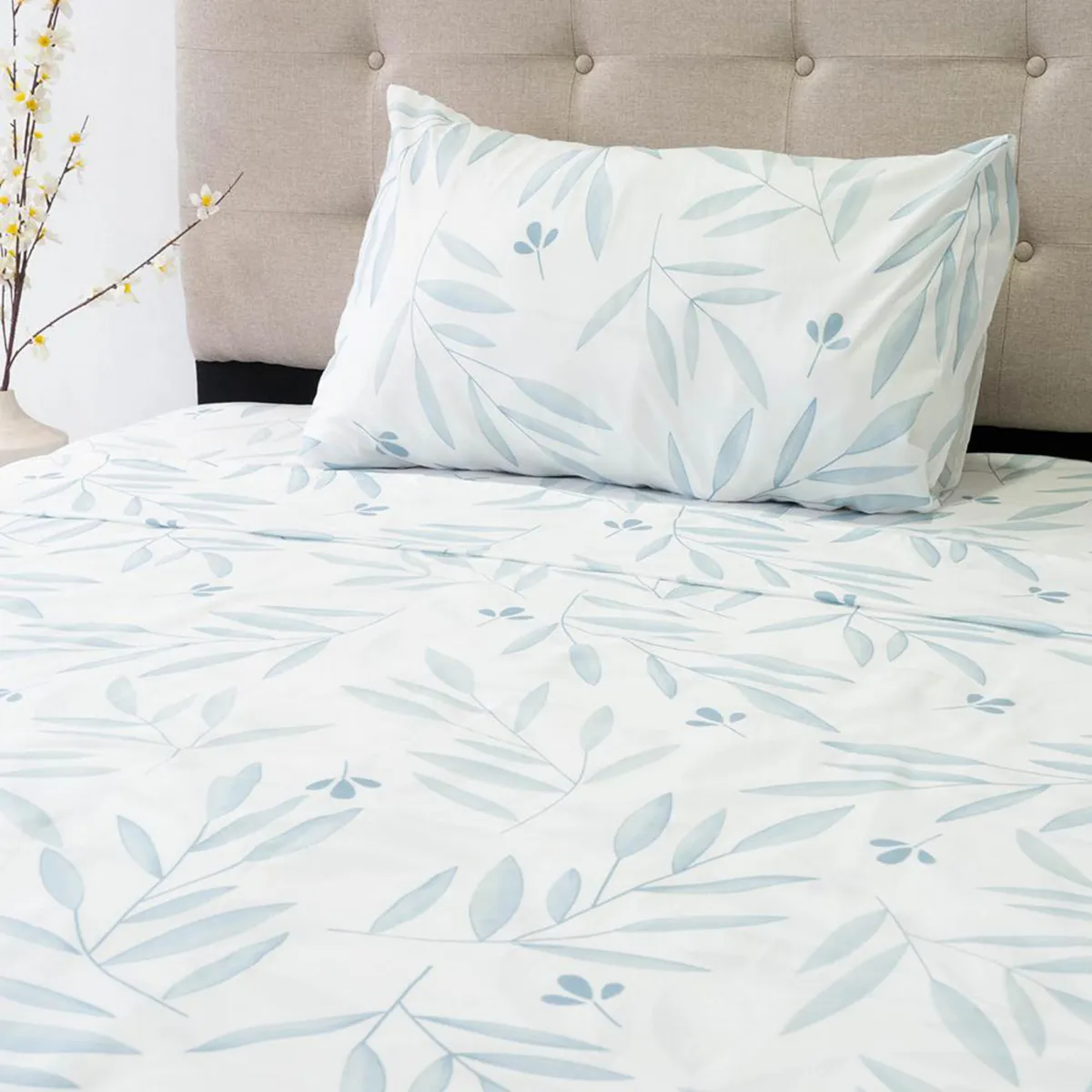 DORAL - Sabana PIEL DURAZNO 1.5 plazas 200 Hilos DISEÑOS