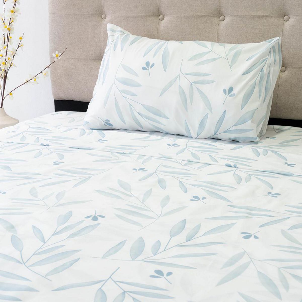 DORAL - Sabana PIEL DURAZNO 1.5 plazas 200 Hilos DISEÑOS