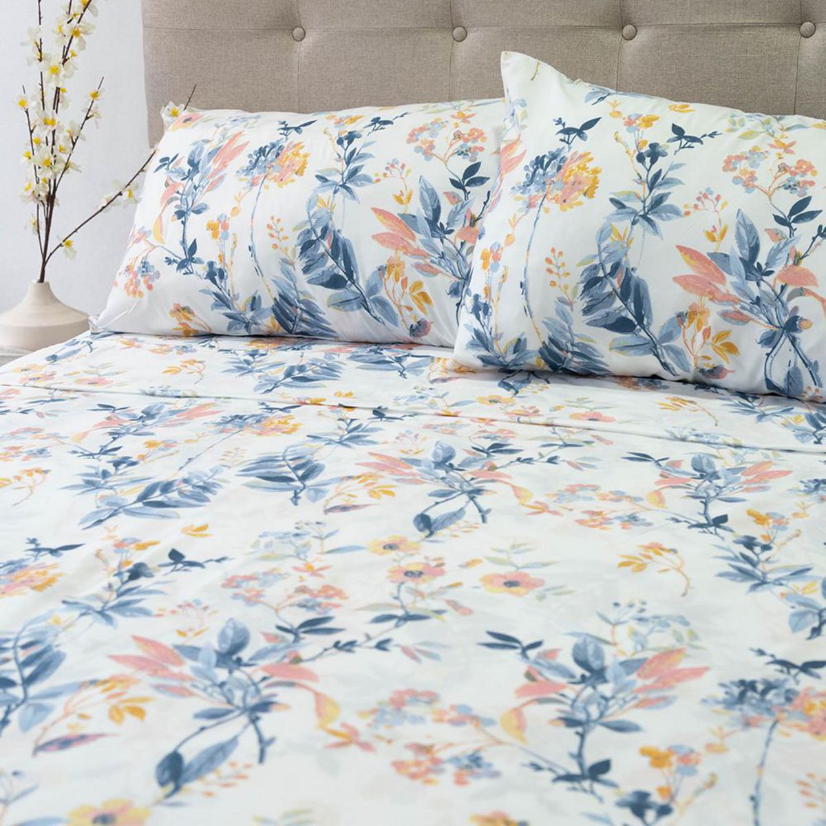 DORAL - Sabana PIEL DURAZNO 2 plazas 200 Hilos DISEÑOS