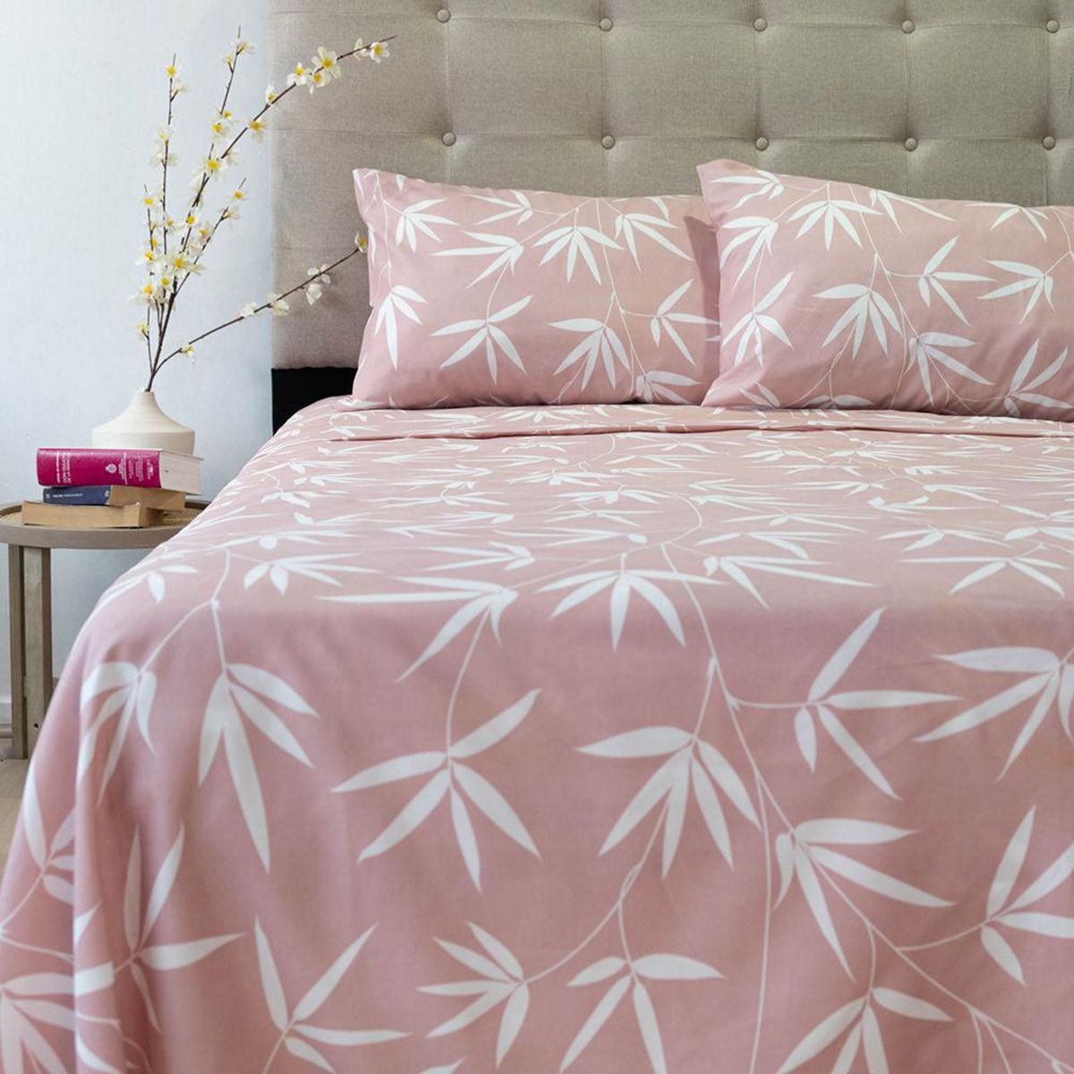 DORAL - Sabana PIEL DURAZNO 2 plazas 200 Hilos DISEÑOS