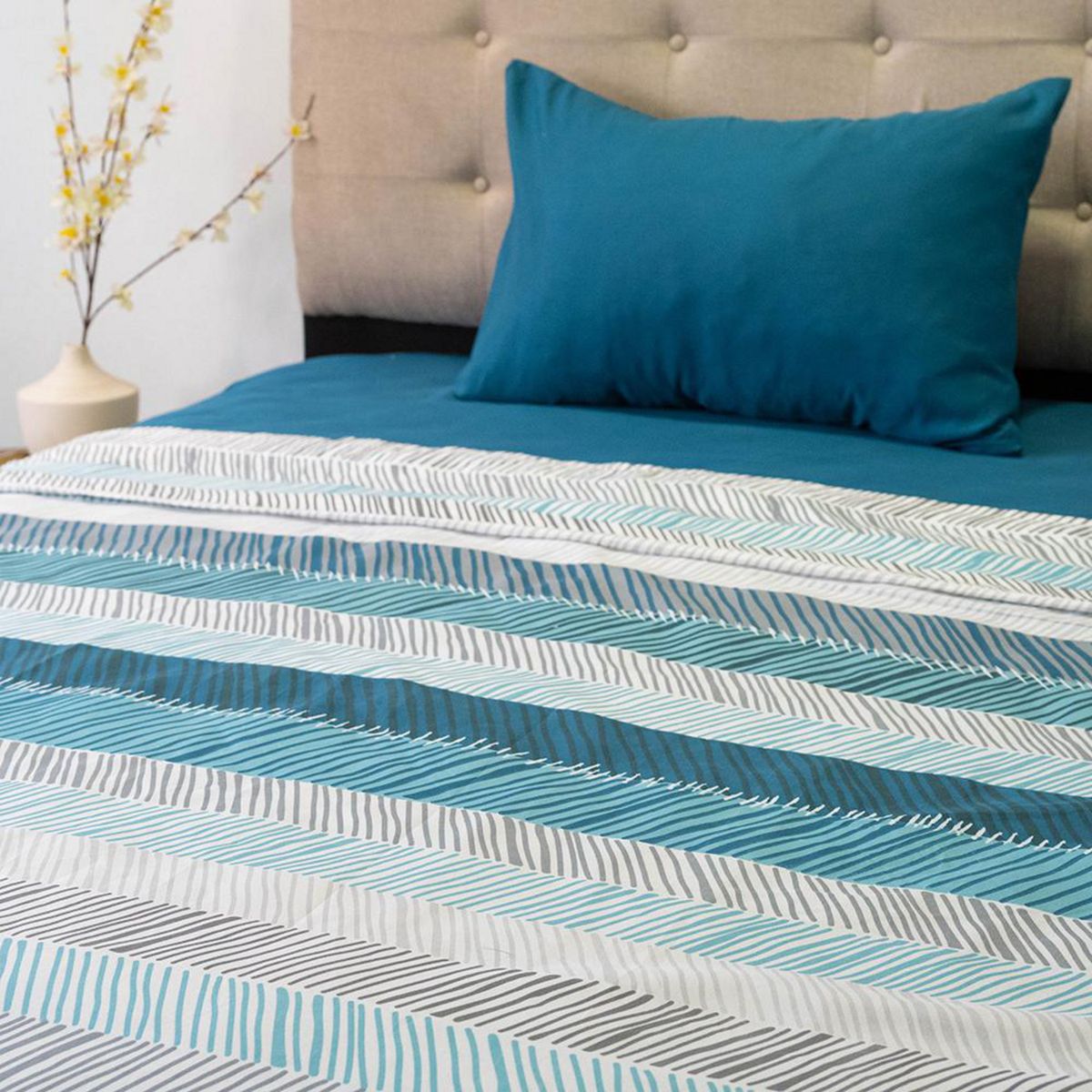 DORAL - Sabana ATERCIOPELADA COMPOSE 1.5 plazas 200 Hilos DISEÑOS