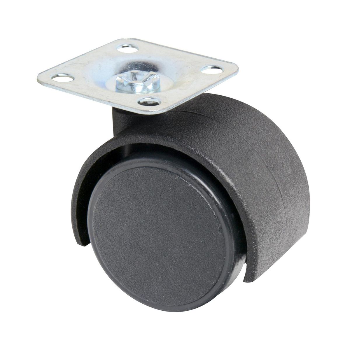 LIOI - Rueda con base giratoria para mueble 50 mm