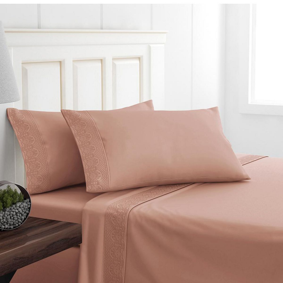 DORAL - Juego Sabanas Santorini 2 plazas 200 Hilos 