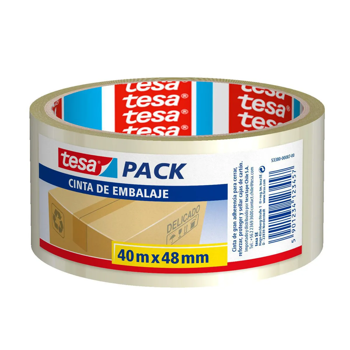 TESA - Cinta Embalaje Transparente 40mx48mm