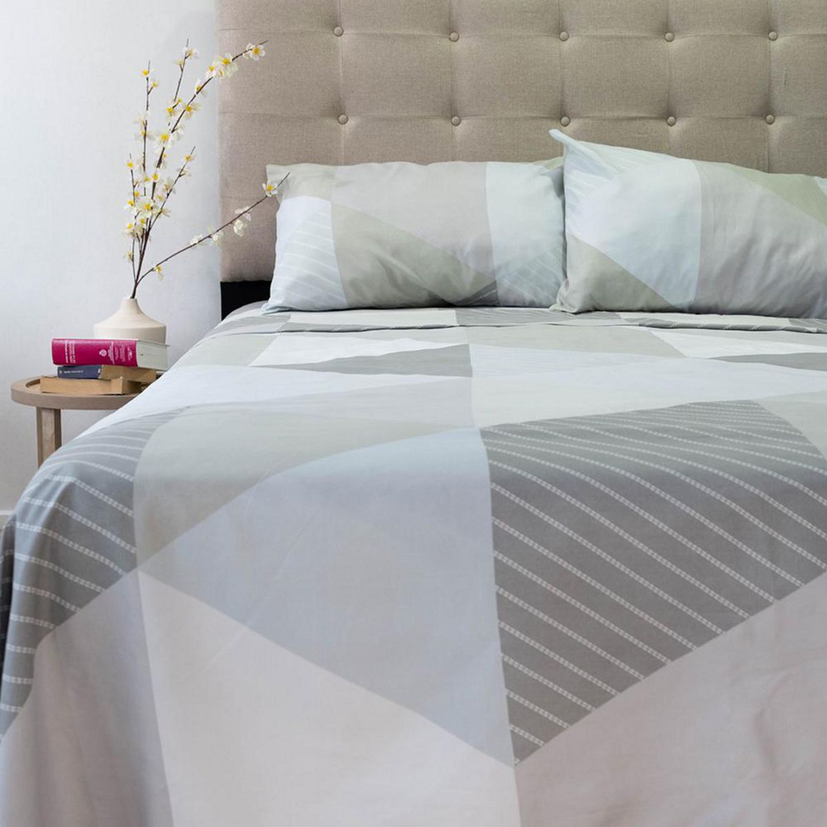 DORAL - Sabana PIEL DURAZNO 2 plazas 200 Hilos DISEÑOS