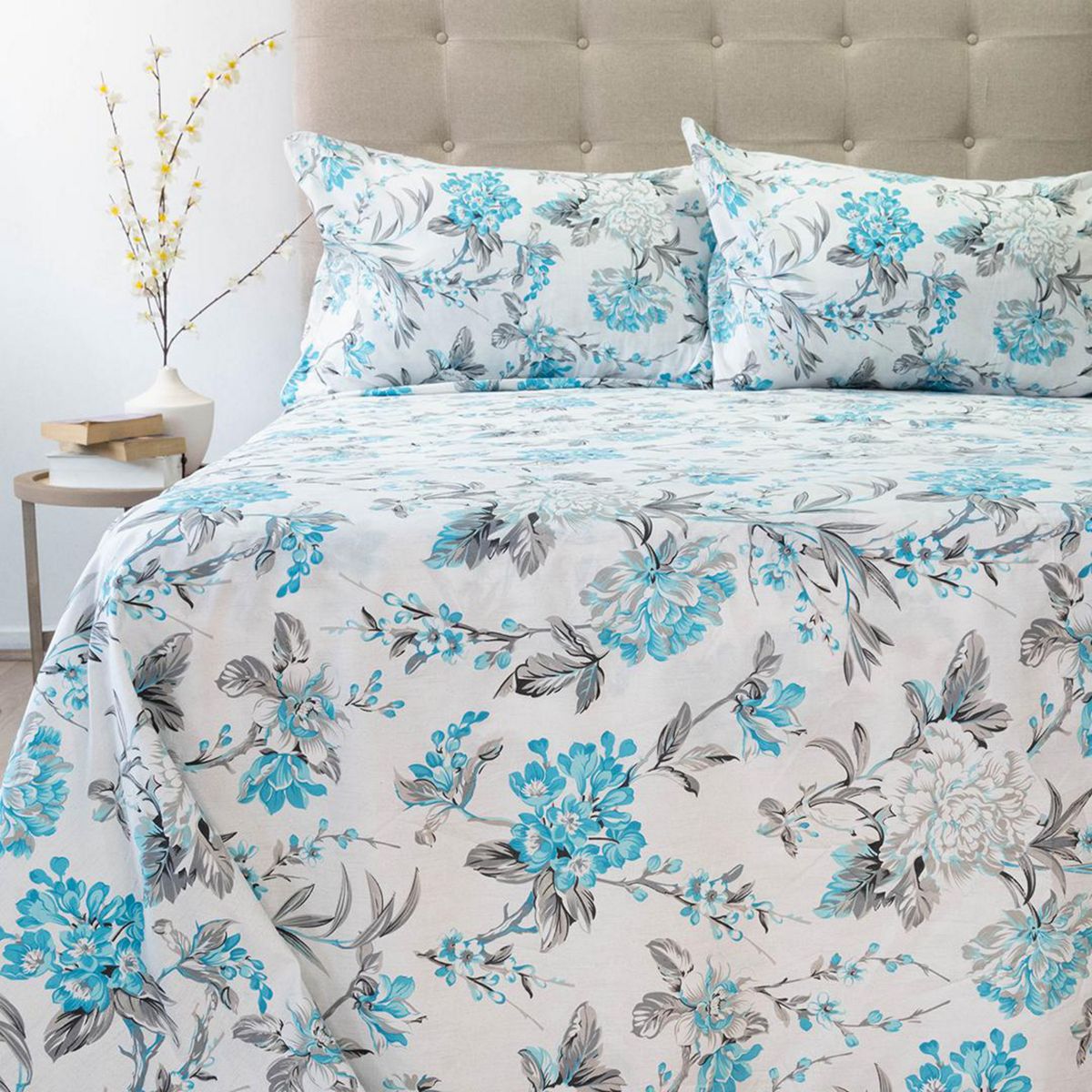 DORAL - Sabana PIEL DURAZNO King 200 Hilos Multicolor