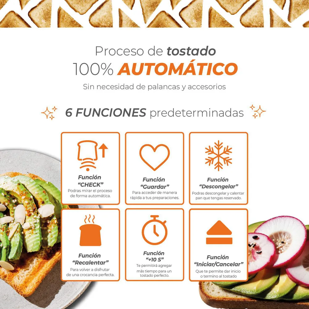 Kitchen-It Smart Toast 4 Rebanadas Negro, foto 5