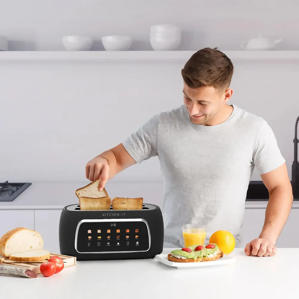 Kitchen-It Smart Toast 4 Rebanadas Negro, foto 7