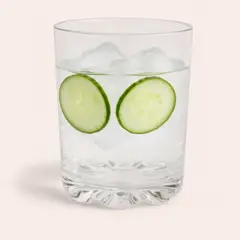 DORAL - Set 6 Vasos Bajos de Vidrio 255 l