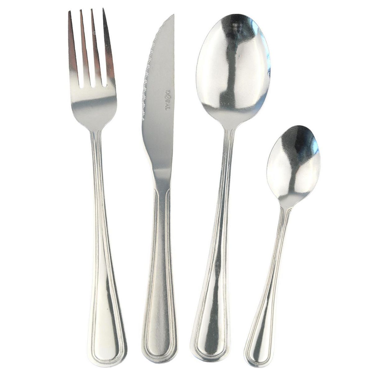DORAL - Set Cuchillería 16 piezas Acero Inoxidable Plateado