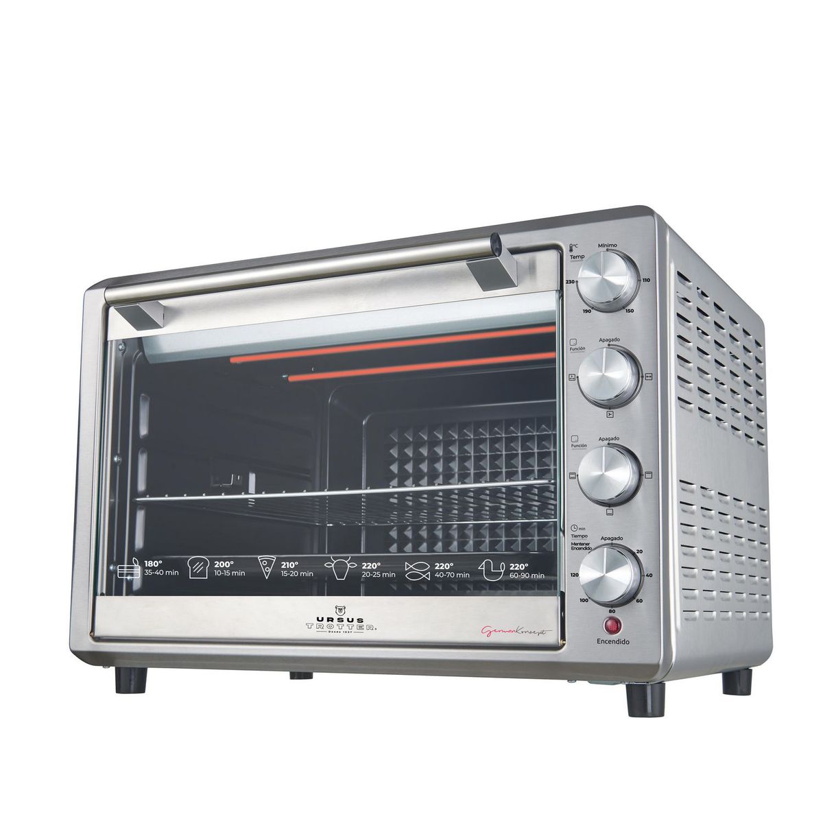 URSUS TROTTER - Horno Eléctrico 80 Litros UT-BACKOFEN PRO80I