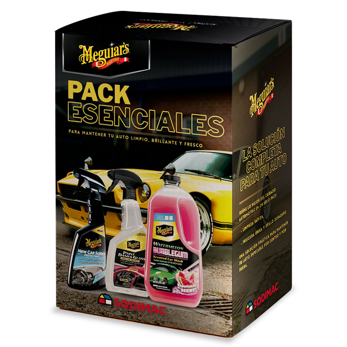 MEGUIARS - Pack 3 Esenciales Limpieza y Cuidado Auto