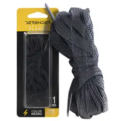 DEFENDER - Cordon plano negro Large