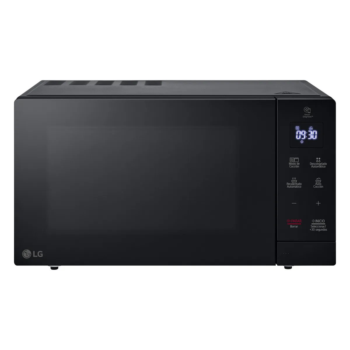 LG - Microondas Digital 25 Litros Negro MH7032JAS.BBKPE