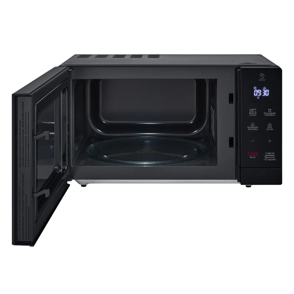 LG - Microondas Digital 25 Litros Negro MH7032JAS.BBKPE