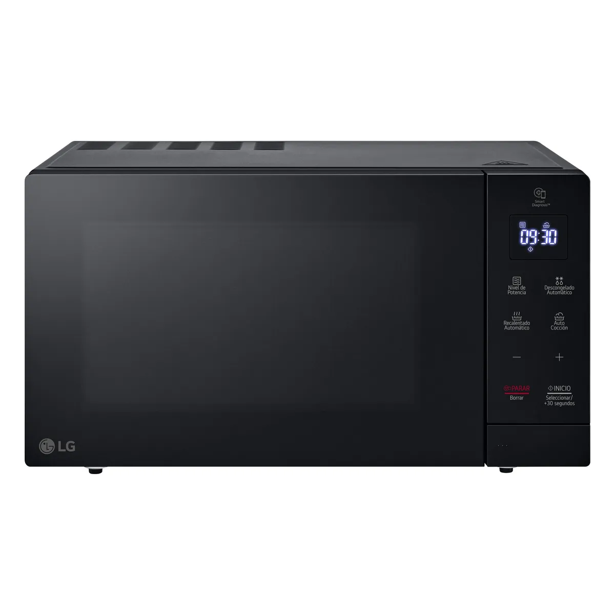 LG - Microondas Digital 27 Litros Negro MS3032JAS.BBKPE