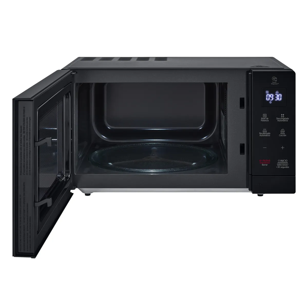 LG - Microondas Digital 27 Litros Negro MS3032JAS.BBKPE
