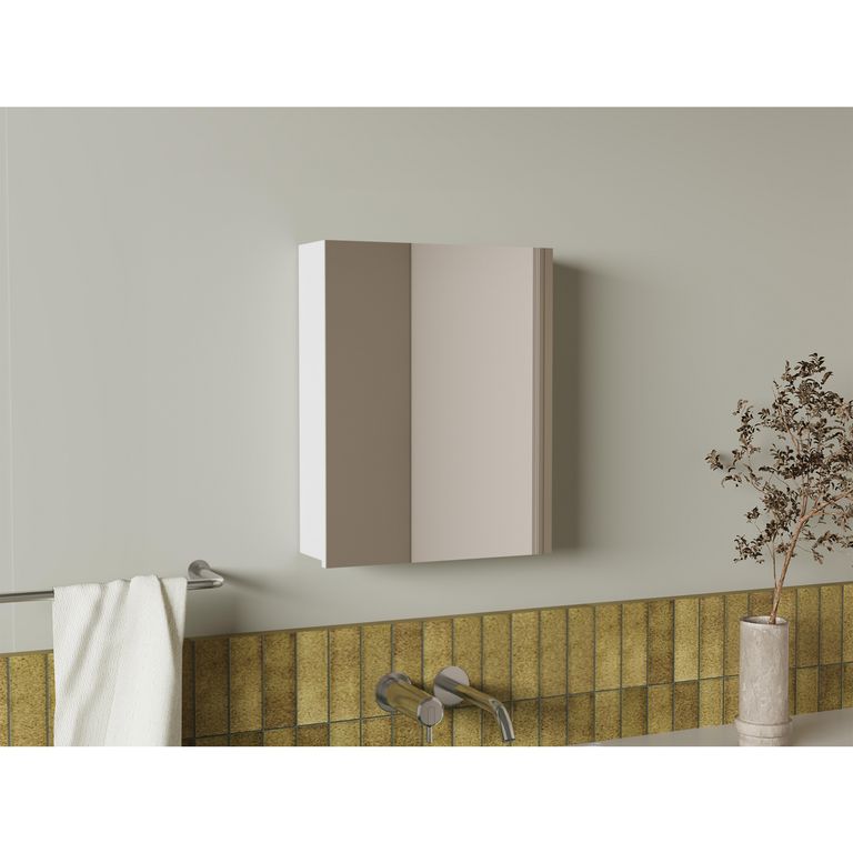 Botiquin Para Baño Lumo 50.5x40x12.2 Cm Con Espejo