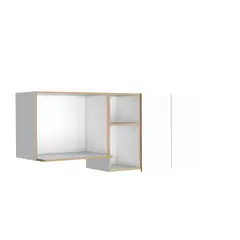 TUHOME - Mueble De Cocina Mural Corinto 62x150x34,5 Cm Macadamia