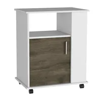 Mueble De Cocina Para Microondas Kit Blanco Y Bellota 73,6x60x40 Cm