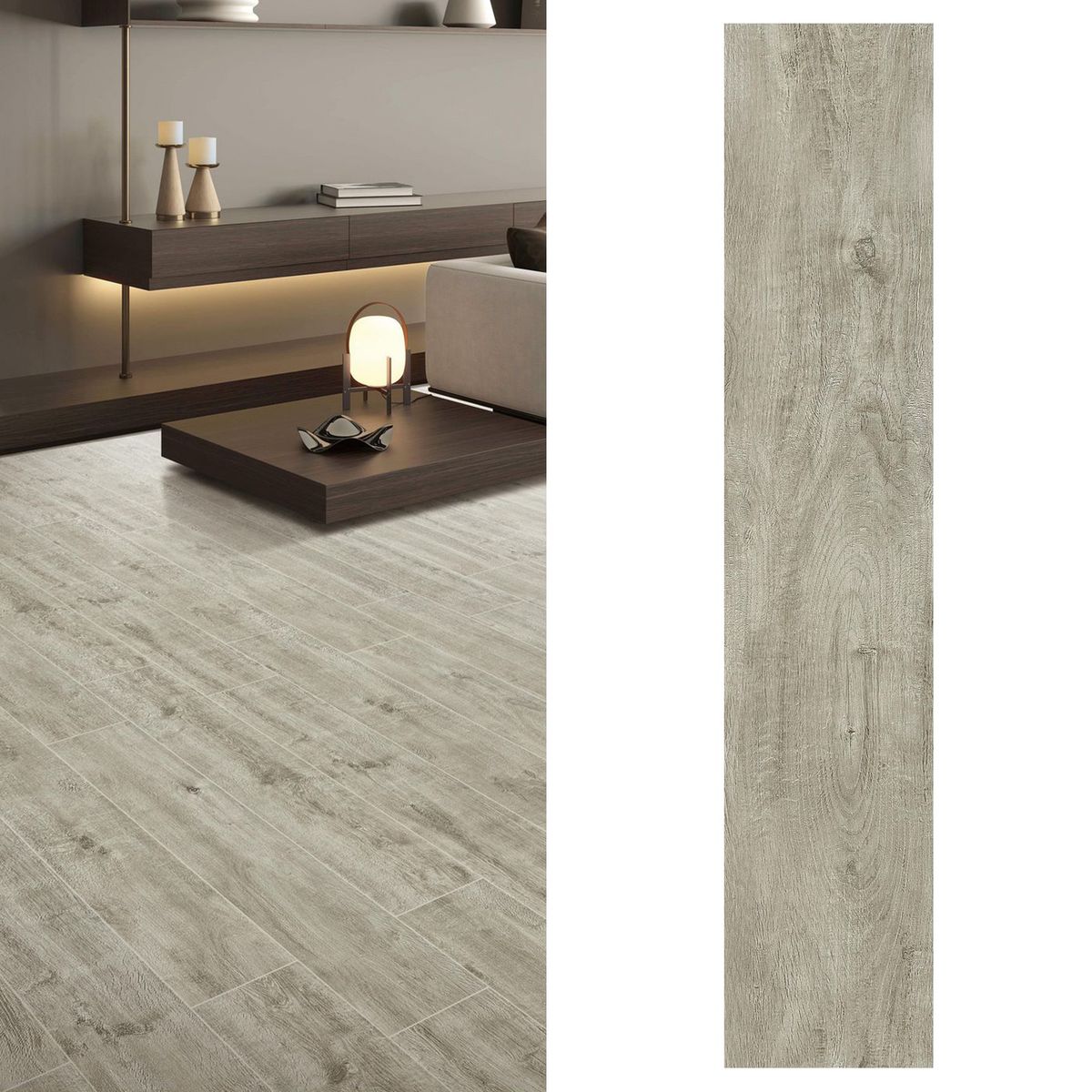 Porcelanato 20x100 cm 201002 Gris 1.2 m2, marca RALOSA - Foto Principal