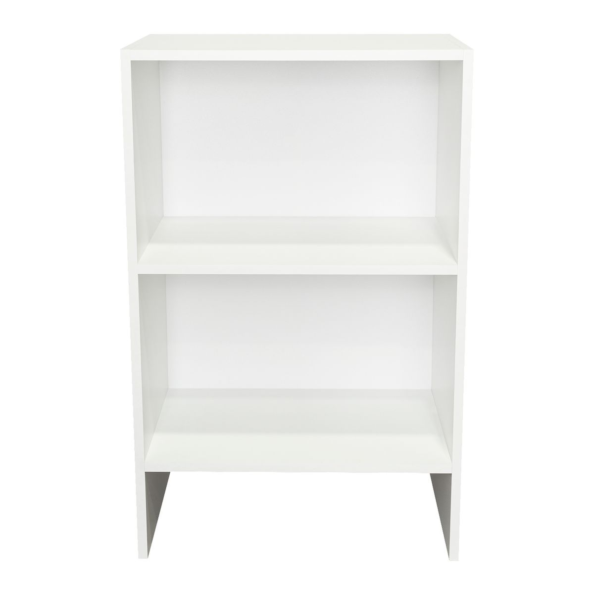 TUHOME - Biblioteca Melamina 2 Nivel(es) 50x80x30.3 cm Blanco