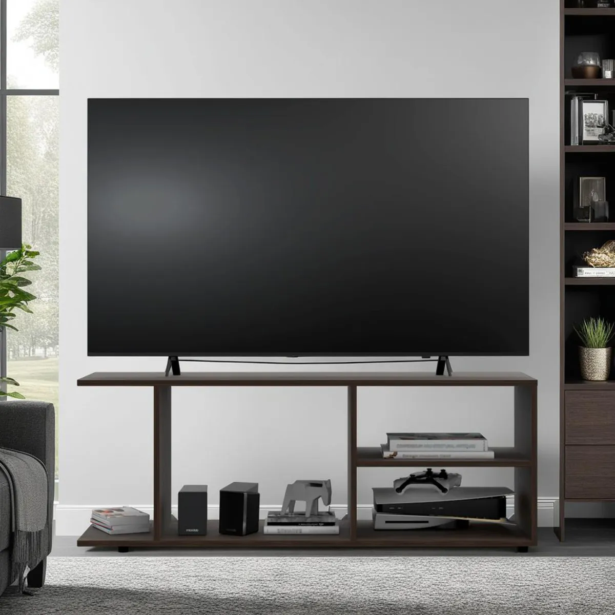 TUHOME - Rack TV 50 " Goodwood Nogal europeo 120.3x45.4x34.9 cm