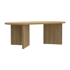 TUHOME - Mesa de Centro Ted Fresno europeo 80.1x45.1x42.1 cm