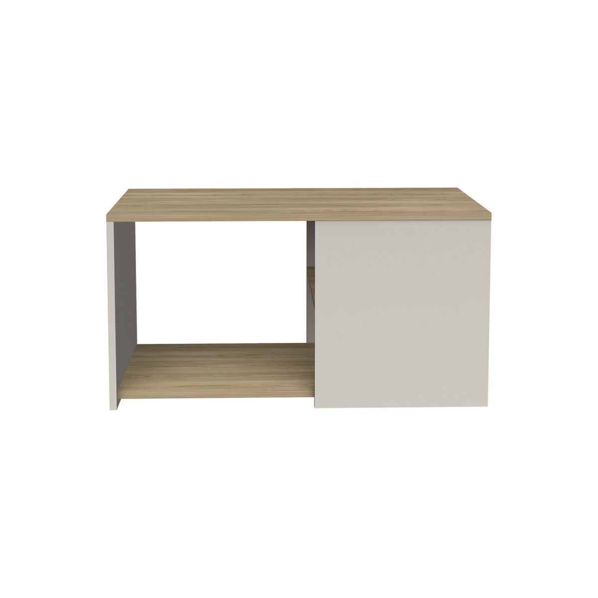 TUHOME - Mesa de Centro Adel Capri/fresno europeo 80.1x45.1x42.1 cm