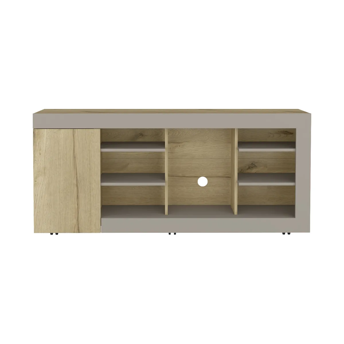 TUHOME - Rack TV 65 " Solaris Duna/taupe 150x68x38 cm