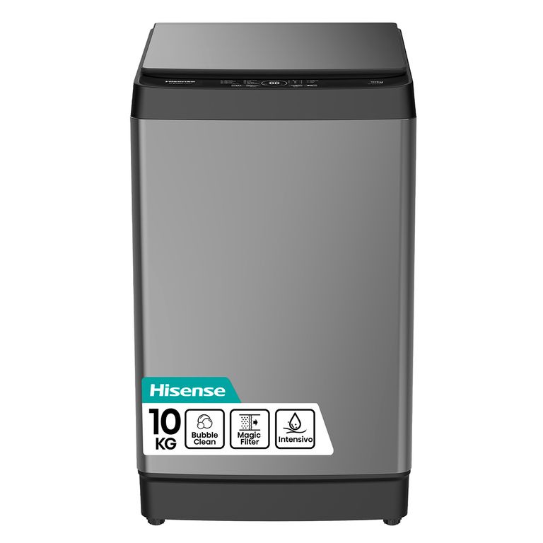 HISENSE Lavadora Carga Superior 10 kg Inox WT3K1023UT
