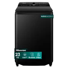 HISENSE - Lavadora Carga Superior 23 kg Inox WT5I2323DB