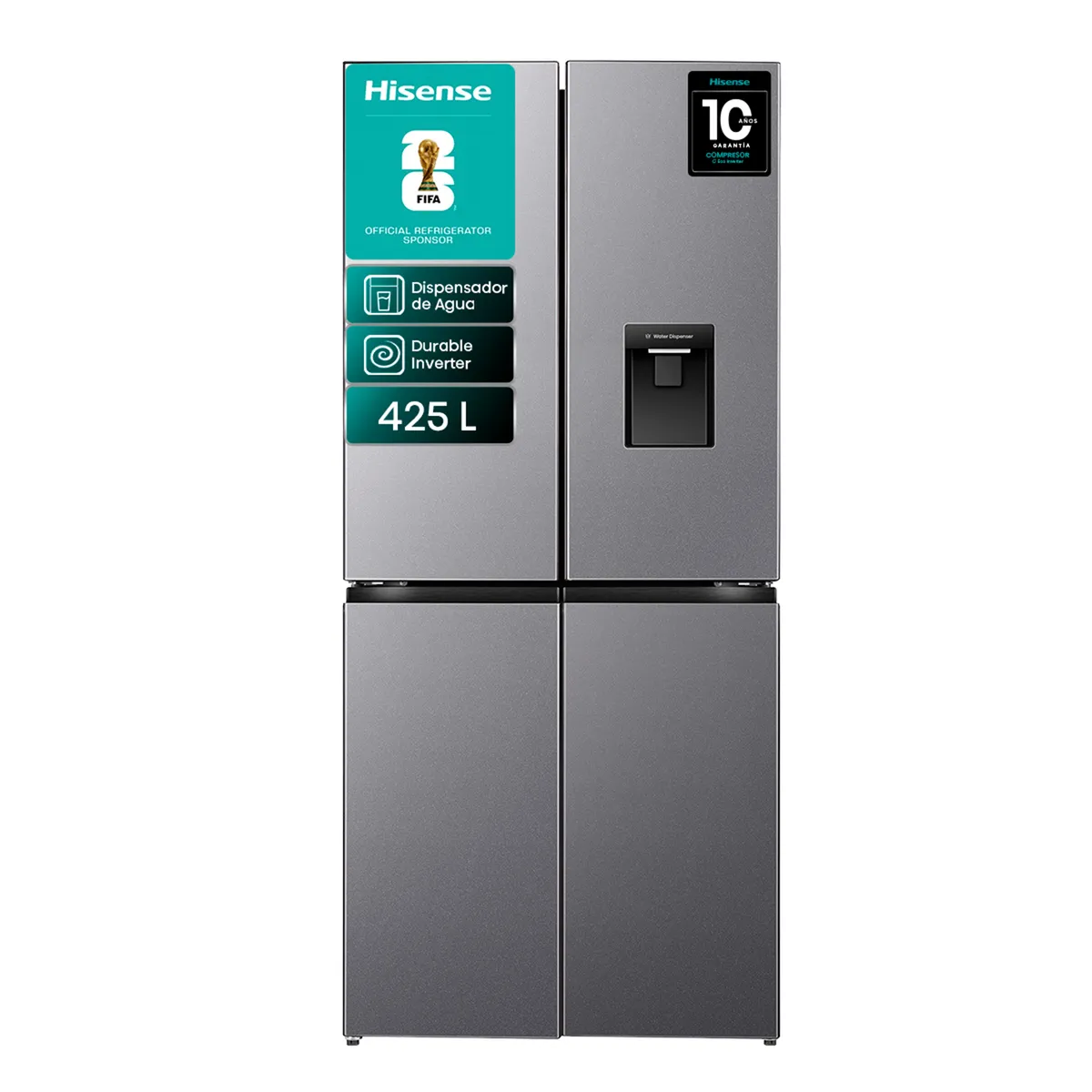 HISENSE - Refrigerador French Door No Frost 425 Litros RQ5P431NMDA