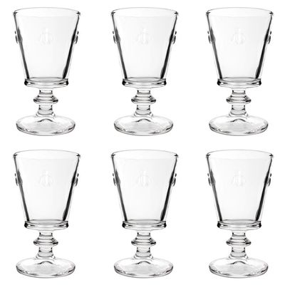 Imagen 2 del producto Set 6 Copas de Vidrio 245 ml Abeja