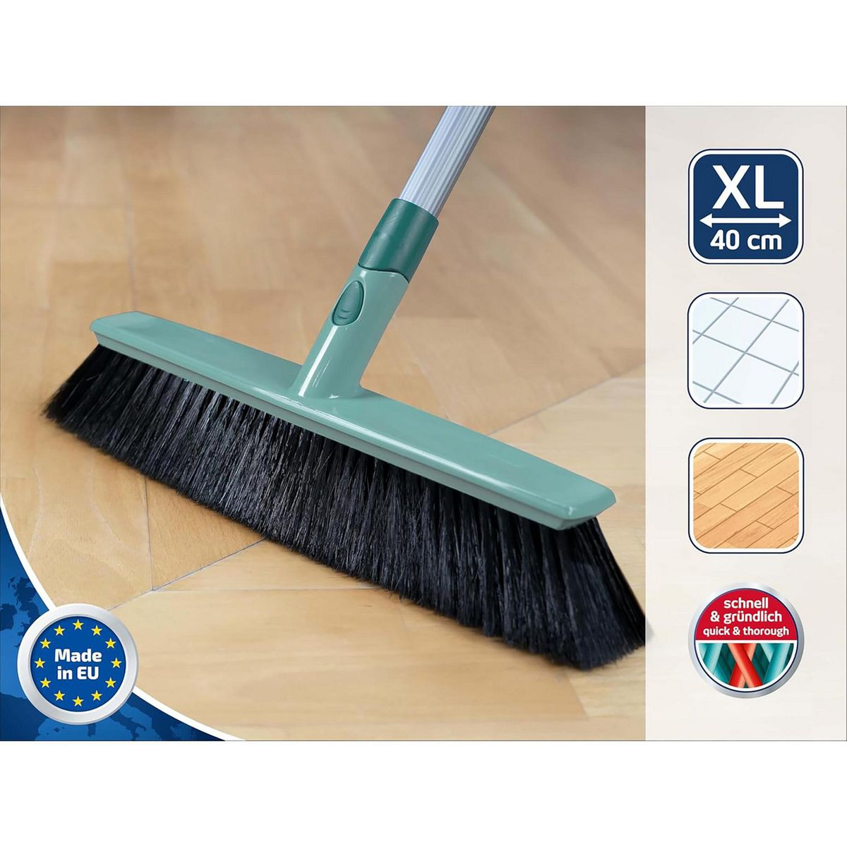 LEIFHEIT - Escobillon XL Superficies Delicadas 40cm